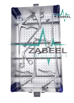 Lumbar spinal laminectomy Spine Surgery set with Sterilize Box Orthopedic ZaBeel Industries