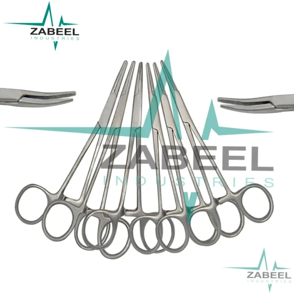 6 Pcs Mosquito Hemostat Forceps 5″ Curved Set By ZaBeel Industries