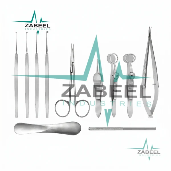 11 Pcs Chalazion Surgery Instruments Set By ZaBeel Industries