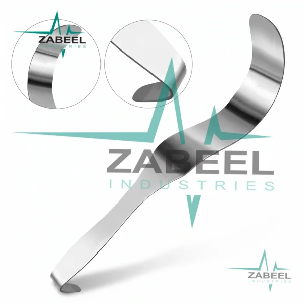 Deaver Retractor 2″ X 12″ (50 X 300mm) with Solid Handle By ZaBeel Industries