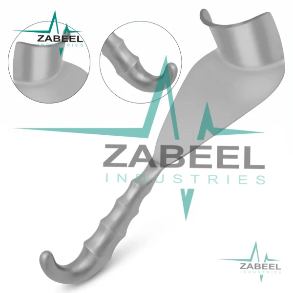 DeLee Universal Retractor 9.5″ Blade 2.75″ x 2″ Hollow Grip Handle By ZaBeel Industries