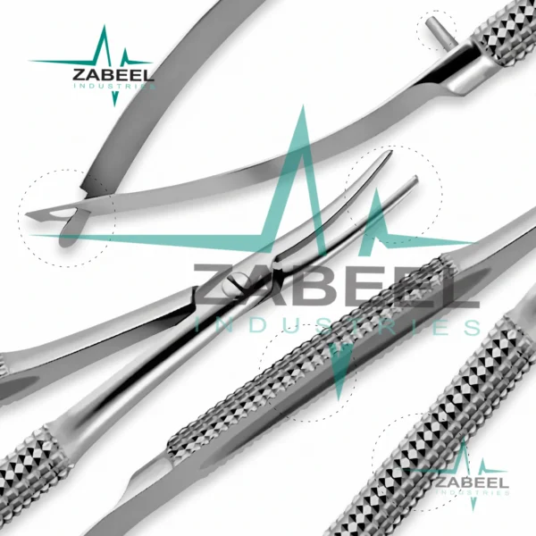 Barraquer Needle Holder 5″ Curved Smooth Jaws without Lock By ZaBeel Industries