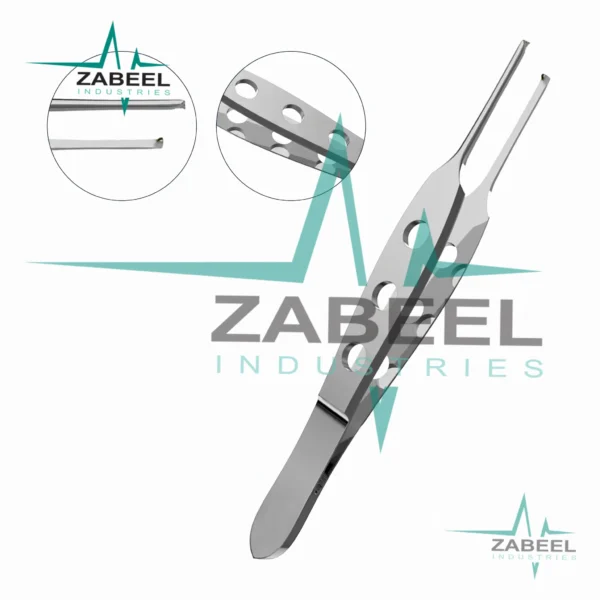 Bishop Harmon Micro Tissue Forceps 3.5″ Delicate 0.3mm 1×2 Teeth By ZaBeel Industries