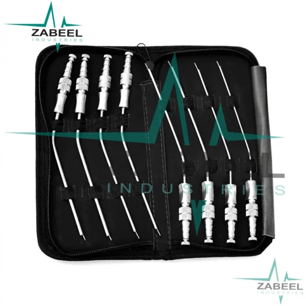 8 Frazier Suction Tubes 5, 6, 7, 8, 9, 10, 11 & 12 FR Set Kit By ZaBeel Industries
