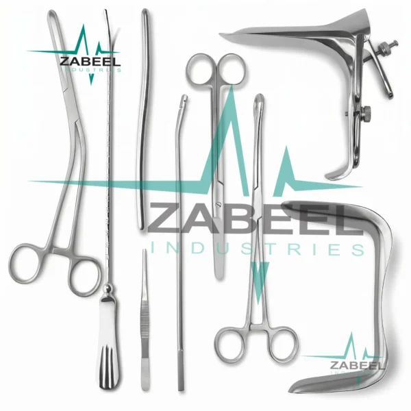 9 Pcs Gynecology Surgical Instruments Set Kit By ZaBeel Industries