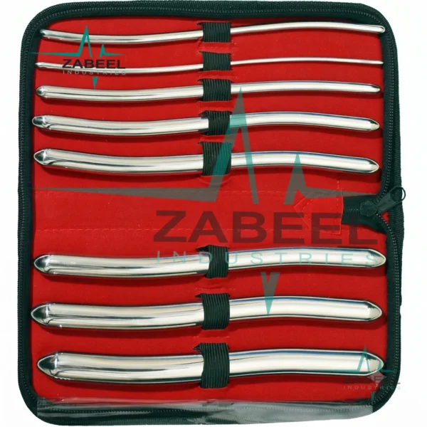 8 Pcs Hegar Uterine Sounds Dilator Set 3mm-18mm Double Ended By ZaBeel Industries