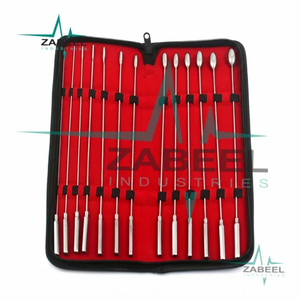 13 Pcs Bakes Common Duct Dilators Set 1mm-13mm Single Ended By ZaBeel Industries