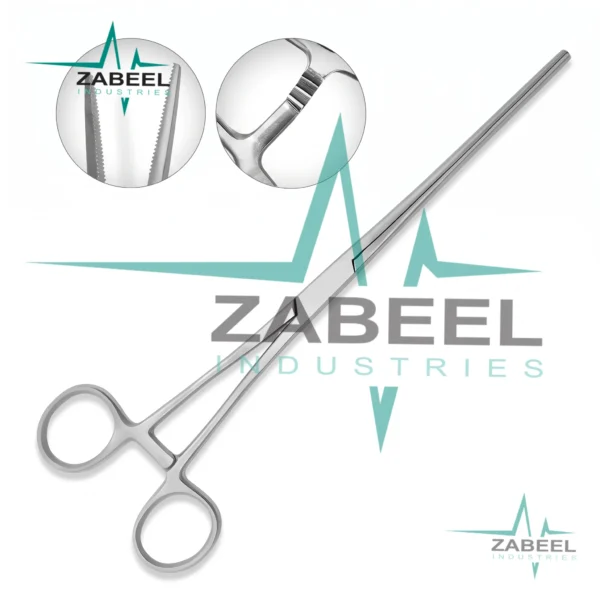 Doyen Intestinal Forceps 9″ Straight By ZaBeel Industries