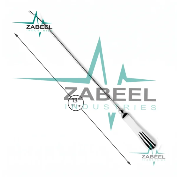 Sims Uterine Sound Straight 13″ Graduated in CM, Malleable By ZaBeel Industries