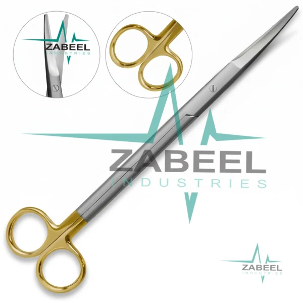 T/C Mayo Dissecting Scissor 12″ Curved Blunt Tips By ZaBeel Industries