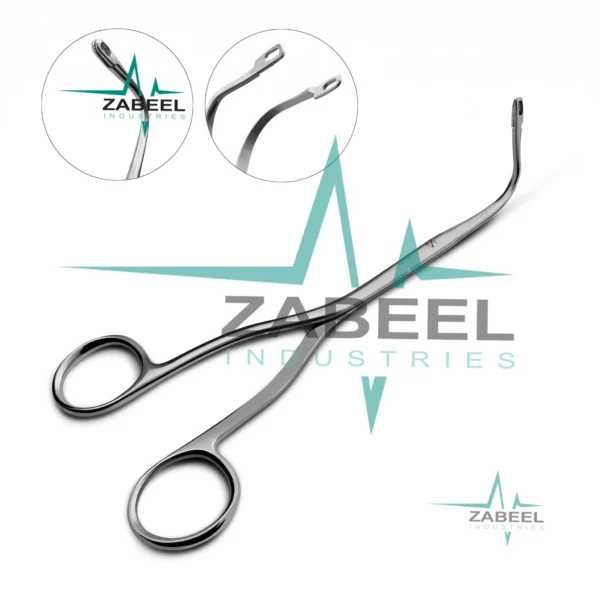 Randall Kidney Stone Forceps 7.5″ Full Curved By ZaBeel Industries