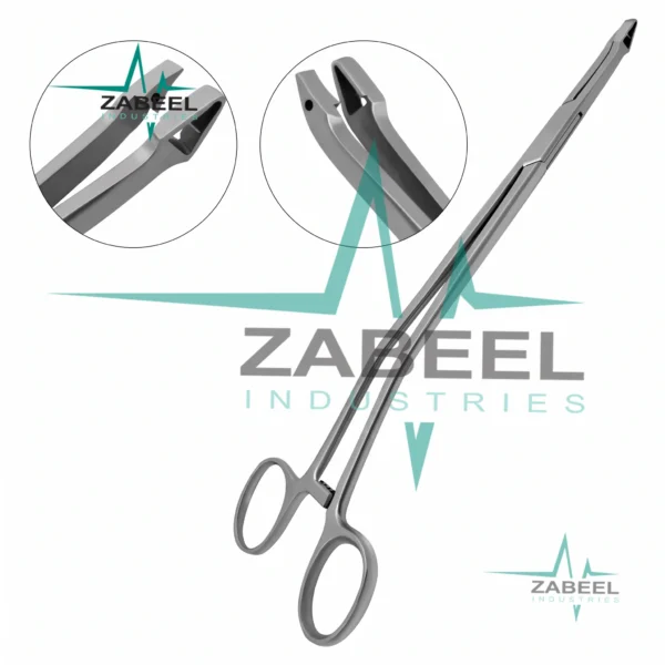 Thomas Gaylor Uterine Biopsy Punch 9.5″ Triangular Bite with Angled Shank By ZaBeel Industries