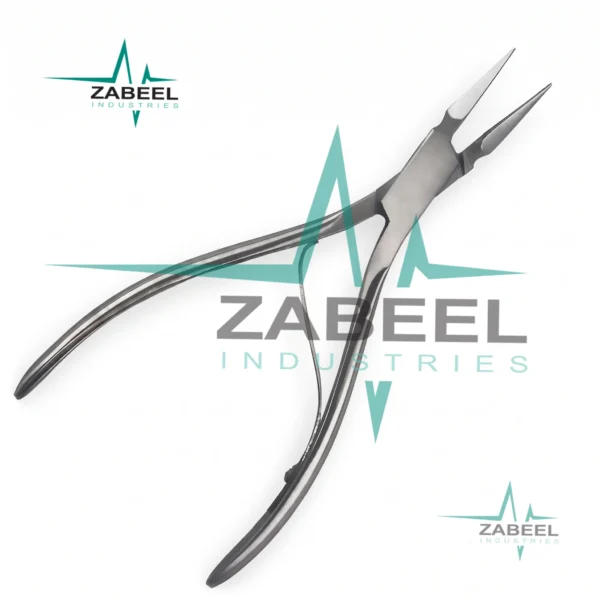 Virtus Splinter Forceps 6″ (15.2cm) Straight Serrated Tips By ZaBeel Industries