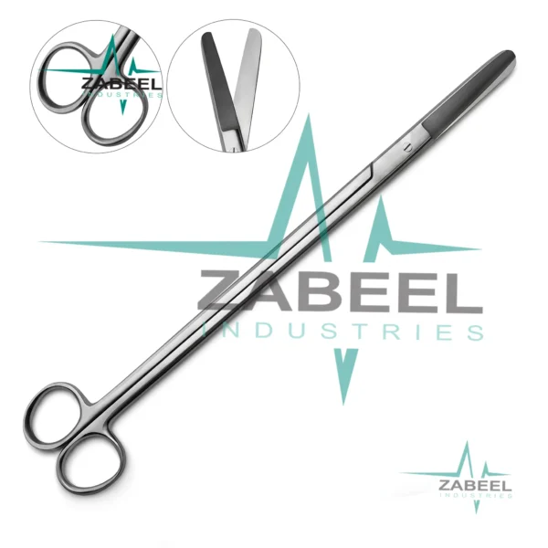 Sims Uterine Scissor 8″ Straight Blunt/Blunt By ZaBeel Industries