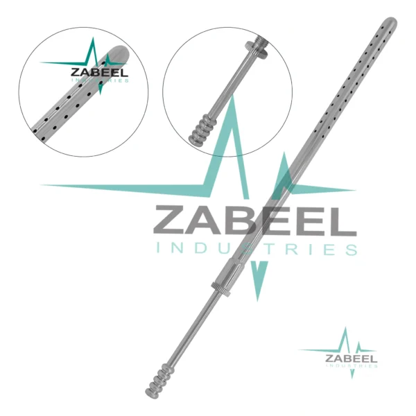 Poole Suction Tube 8.75″ Straight 16 French By ZaBeel Industries