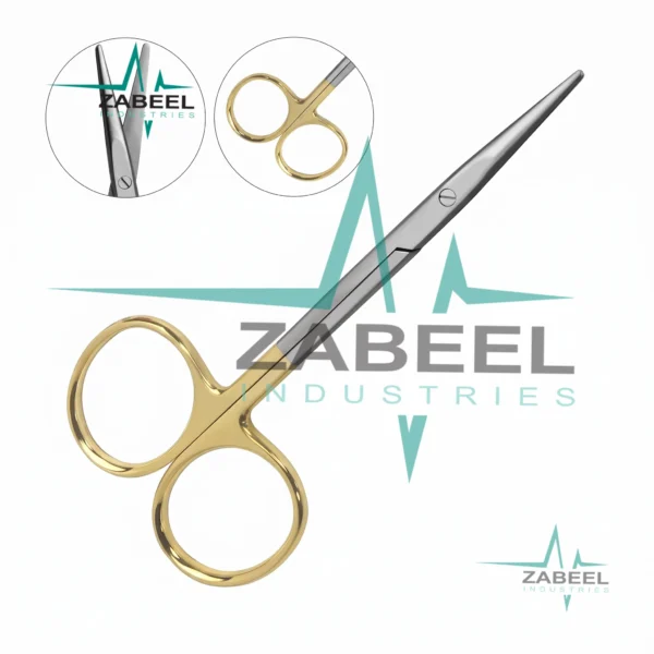 T/C Metzenbaum Dissection Scissors 4.5″ (11.4cm) Straight By ZaBeel Industries