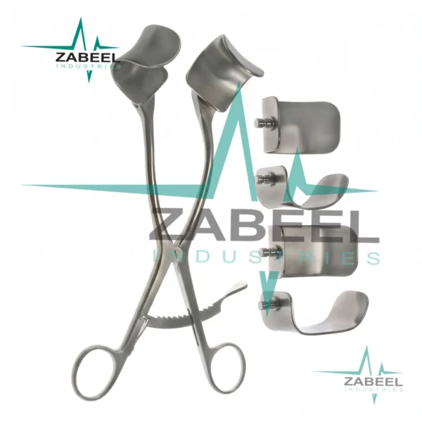 Kolbel Retractor Set With 6 Blades Shoulder Surgery Instruments By ZaBeel Industries