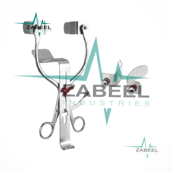 Millin Retractor 10.5", Sprd. 4.75", 2 Pairs of Blades, 25x57mm & 25x80mm, Prem. By ZaBeel Industries