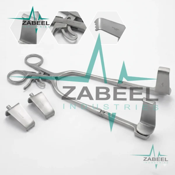 OR Grade Codman Largo Cervical Retractor With Sharp & Blunt blades Set Spine By ZaBeel Industries