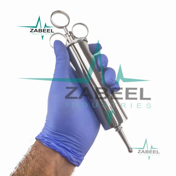 Metal Ear Wax Removal Syringe 4 OZ By ZaBeel Industries