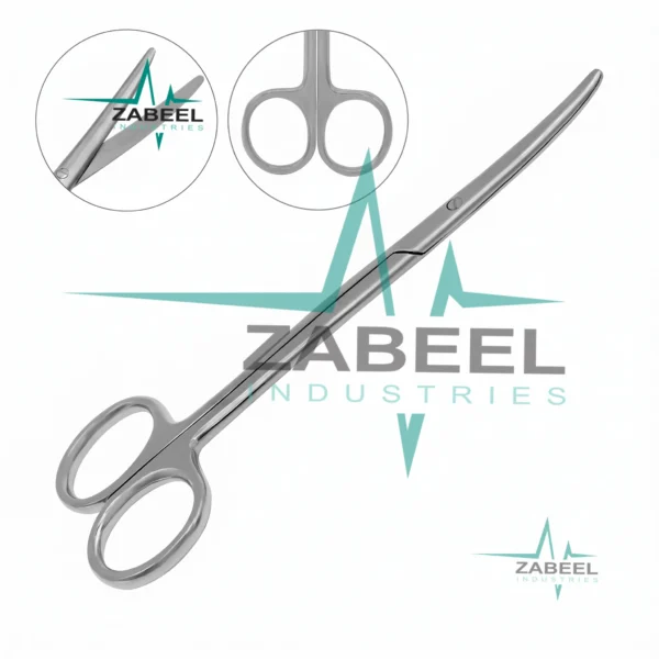Metzenbaum Scissors 5.75″ Curved Surgical Veterinary By ZaBeel Industries