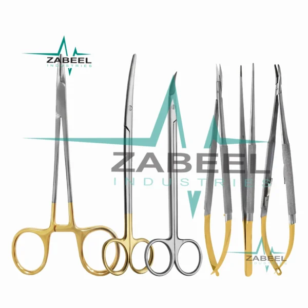 6 Pcs Micro Surgery Set Medical Surgical Instruments German Grade By ZaBeel Industries