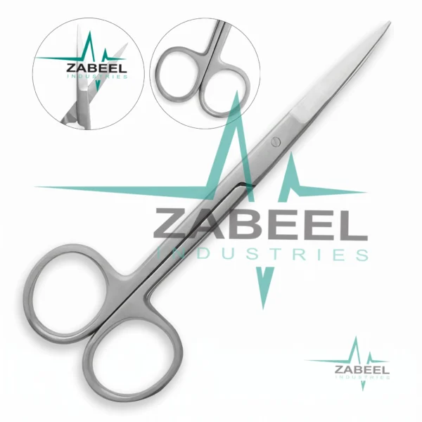 Iris Scissors 4.5″ Straight Surgical Dental By ZaBeel Industries