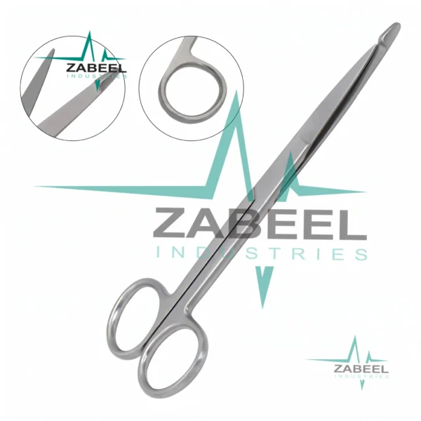 Knowles Bandage Scissors Straight 5.5″ (14cm) By ZaBeel Industries