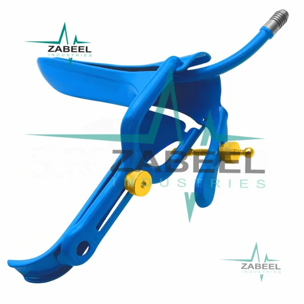 Graves LLETZ LEEP Blue Coated Vaginal Speculum Large By ZaBeel Industries