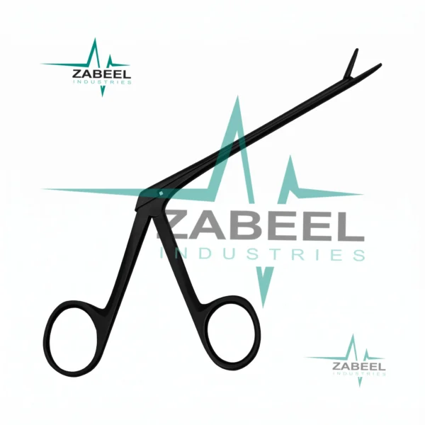 Micro Alligator Forceps Black Coated 3.5″ By ZaBeel Industries