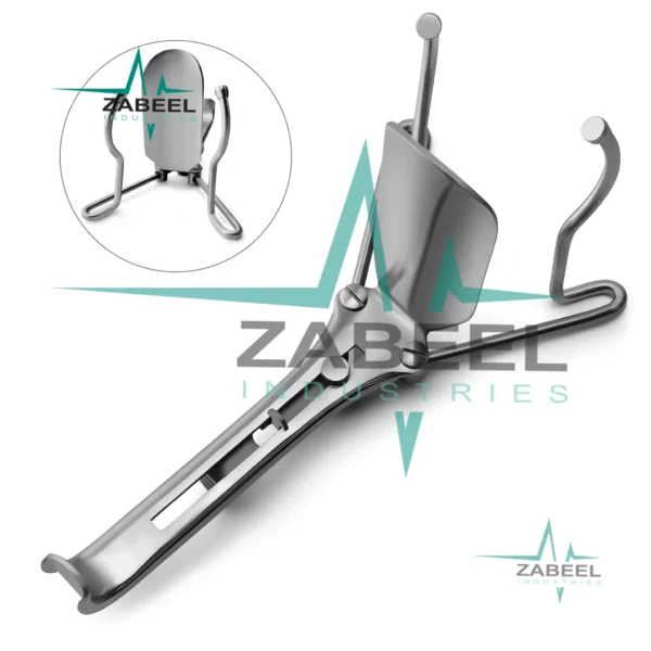 Guttmann Vaginal Speculum 1 3/8″x 4″ Self Retaining By ZaBeel Industries