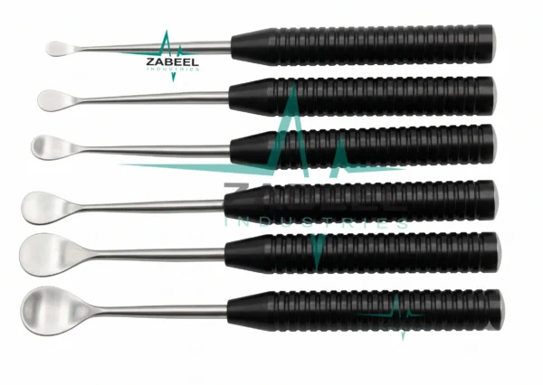 Cobb Elevator Set Spine Surgical Orthopedic Instruments Set of 6 Pcs Black Color By ZaBeel Industries