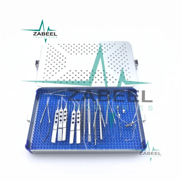 Ophthalmic Cataract Eye Micro Surgery Surgical Instruments 21 Pcs Set Tools By ZaBeel Industries