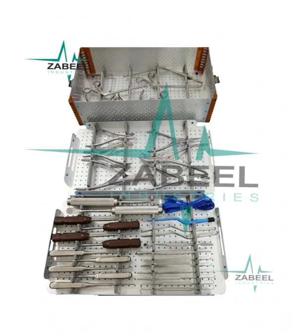 Lumbar Spine Surgery Set With Sterilize Box Orthopedic Instruments By ZaBeel Industries