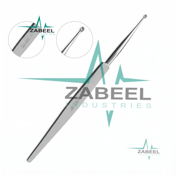 Meyhoefer Chalazion Curette 1.7mm Size 1 Flat Handle 5″ By ZaBeel Industries