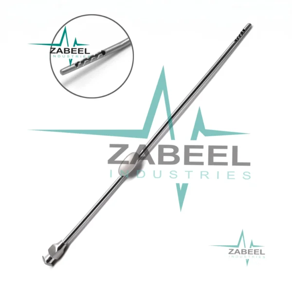 Novak Endometrial Suction Biopsy Curette 2mm 9 3/4″ with Luer Hub By ZaBeel Industries