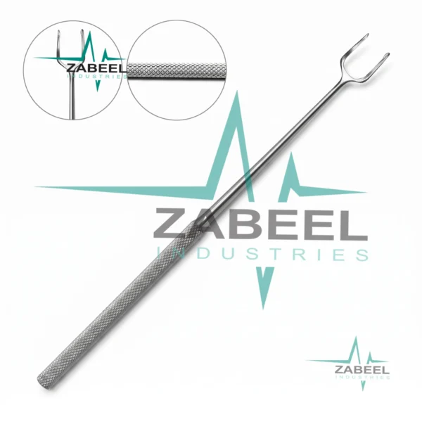 Joseph Skin Hook 6.25″ Two Sharp Prong 10mm Wide By ZaBeel Industries