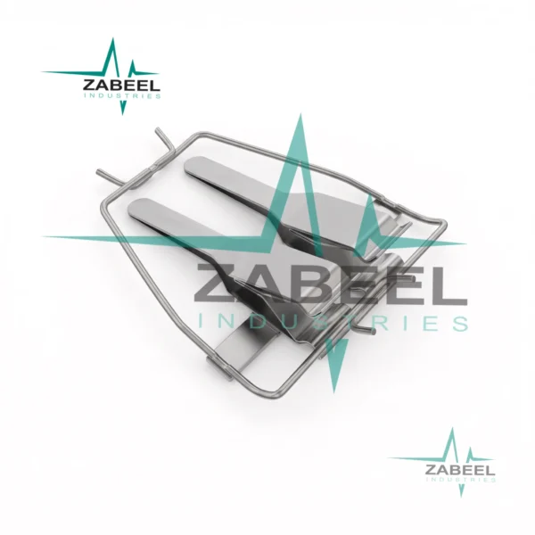Microvascular Double Clamps Approximator With Frame Micro Surgery Instruments By ZaBeel Industries