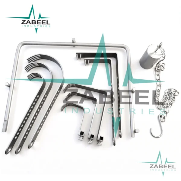 Charnley Initial Incision Retractor Complete Set of 10 Pcs Surgical Instruments By ZaBeel Industries