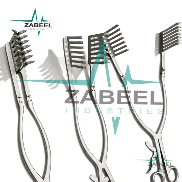Spine Orthopedic Beckman Adson Eaton Laminectomy Retractor 33cm Set of 3 Pcs By ZaBeel Industries