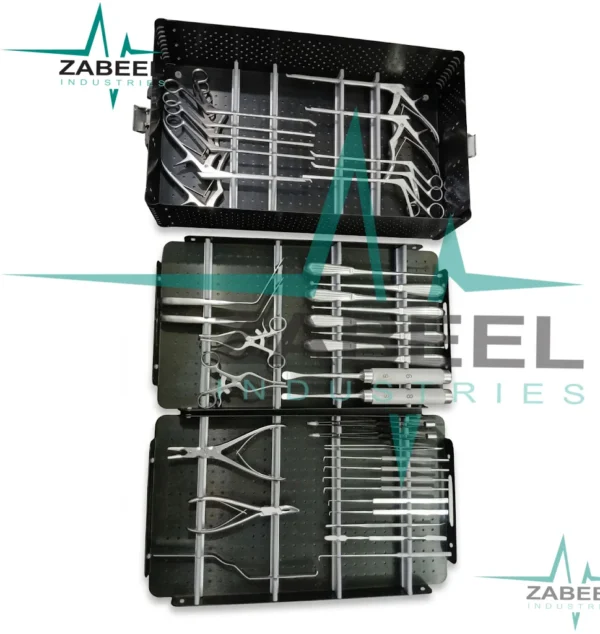 Orthopedic Cervical Spinal Surgery Instrument Set With Aluminum Box High Quality By ZaBeel Industries