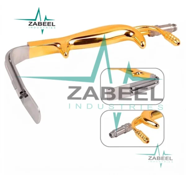 Plastic Surgery Ferreira Breast Augmentation Retractor Fiber Optics With Suction By ZaBeel Industries