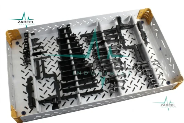 McCulloch Micro Discectomy Lumbar Retractor Black Color Aluminium Box 39 PCs Set By ZaBeel Industries