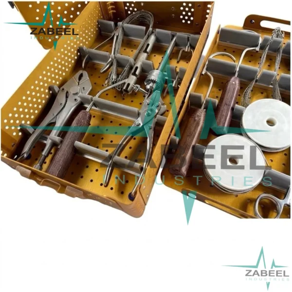 K Wire Instrument Set with Aluminum Box (101 Pcs) By ZaBeel Industries