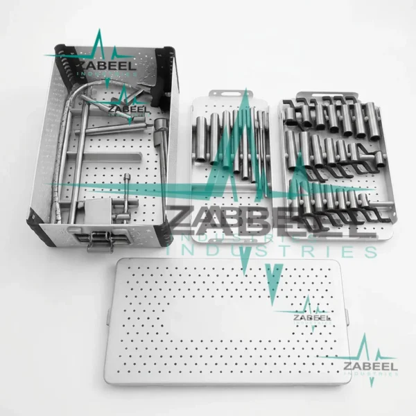 Mis Tubular Retractor System With Sterilization Box Stainless Steel New CE By ZaBeel Industries