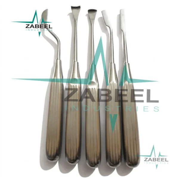 Tastan Cakir Micro Nasal Saw, Set of 5 Pcs Of Rhinoplasty Saw Instruments By ZaBeel Industries