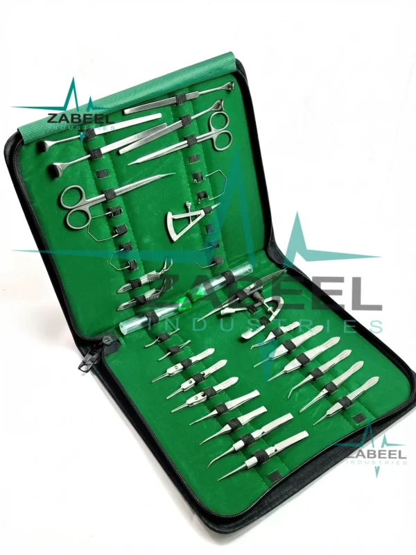 GERMAN 32 Pcs Ophthalmic Cataract Eye Micro Surgery Surgical Instruments SET Kit By ZaBeel Industries