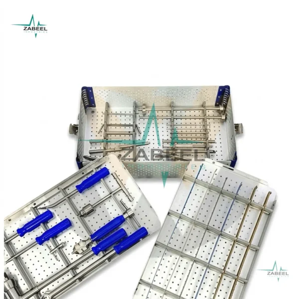 Elastic Nails Instruments Set and Nails (1.5 to 4mm Titanium) 51 pcs By ZaBeel Industries