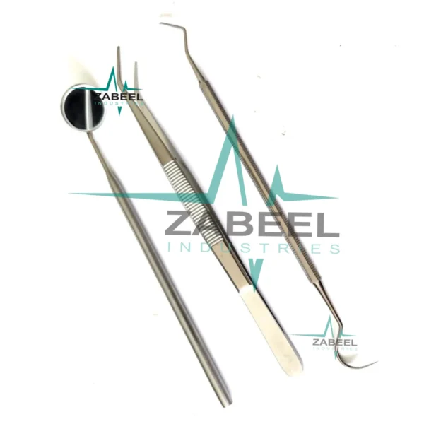 15 Instruments Basic Dental Set Mirror Explorer College plier Economy Grade New By ZaBeel Industries