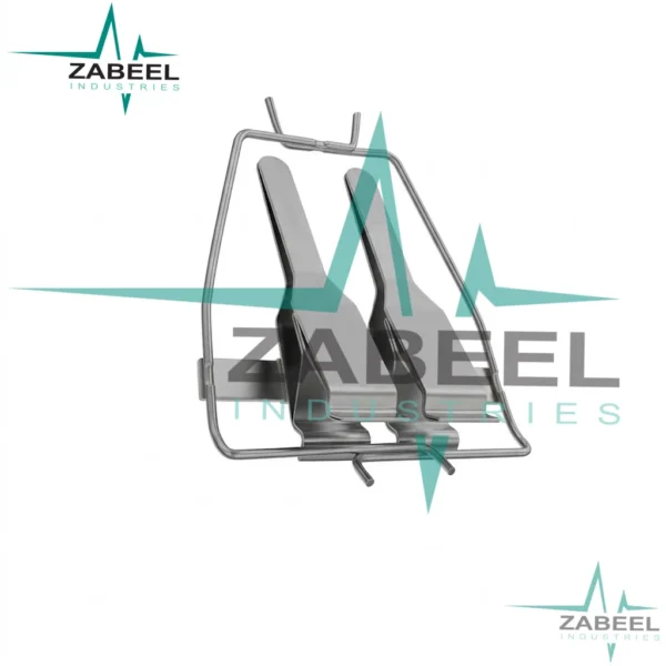 Microvascular Double Clamps Approximator With Frame Micro Surgery Instruments By ZaBeel Industries
